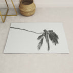 Grey Palm Tree Rug Gallery Image 1