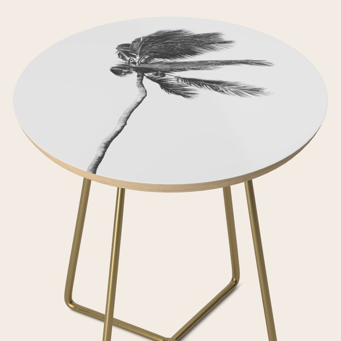 Grey Palm Tree Side Table Gallery Image 2
