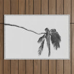 Grey Palm Tree Outdoor Rug Gallery Image 1
