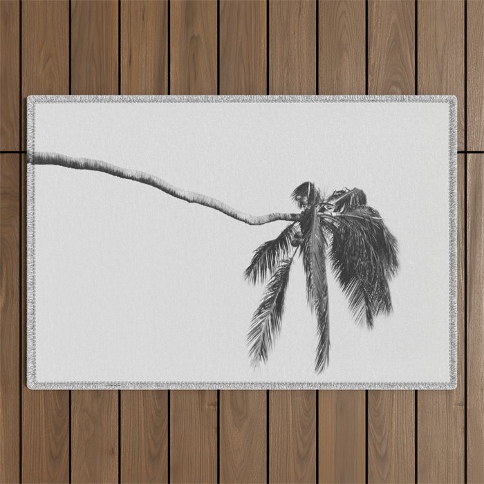 Grey Palm Tree Outdoor Rug Gallery Image 1