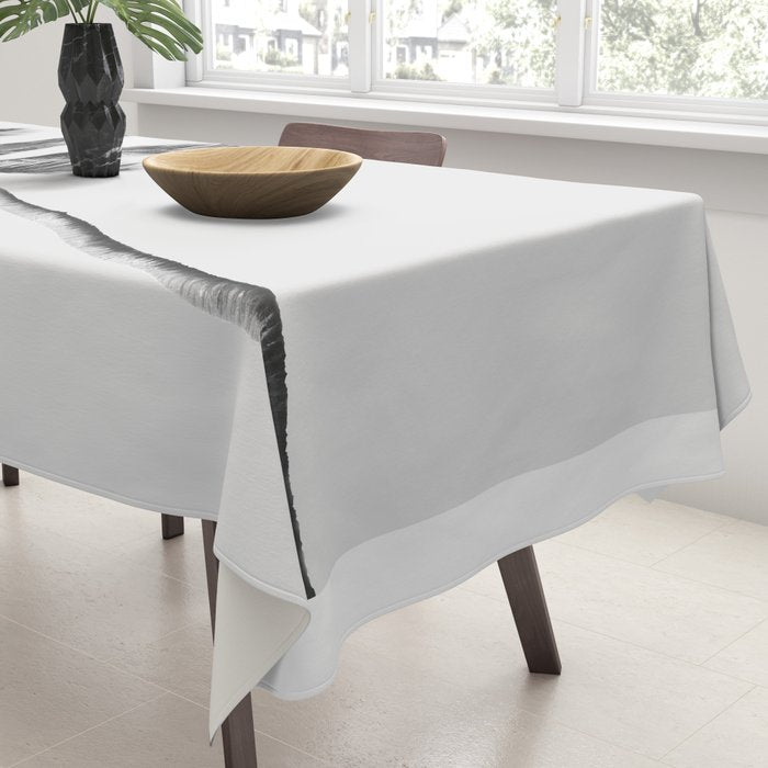 Grey Palm Tree Tablecloth Gallery Image 3