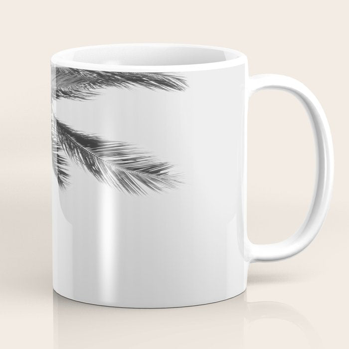 Grey Palm Tree Coffee Mug Gallery Image 1