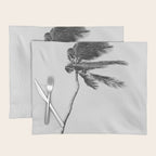 Grey Palm Tree Placemat Gallery Image 1