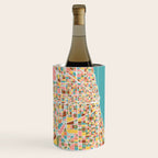 Chicago Map Art Wine Chiller Gallery Image 1