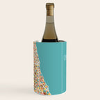 Chicago Map Art Wine Chiller Gallery Image 3