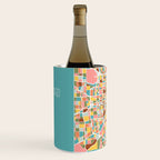 Chicago Map Art Wine Chiller Gallery Image 2