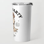 Wife Of The Party: Sexy Woman In Lingerie Making Cocktails Travel Mug Gallery Image 2