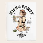 Wife Of The Party: Sexy Woman In Lingerie Making Cocktails Poster Gallery Image 4