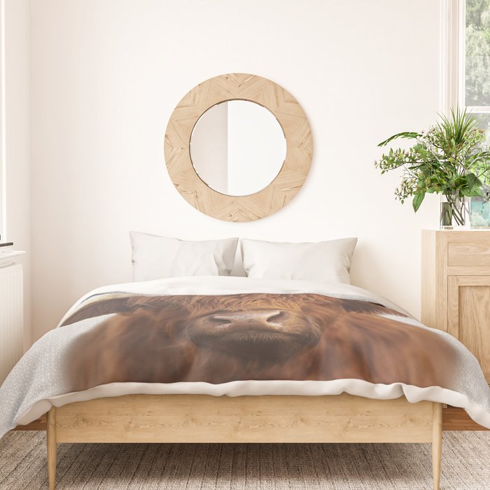 Highland Cow - Colorful Duvet Cover Gallery Image 3