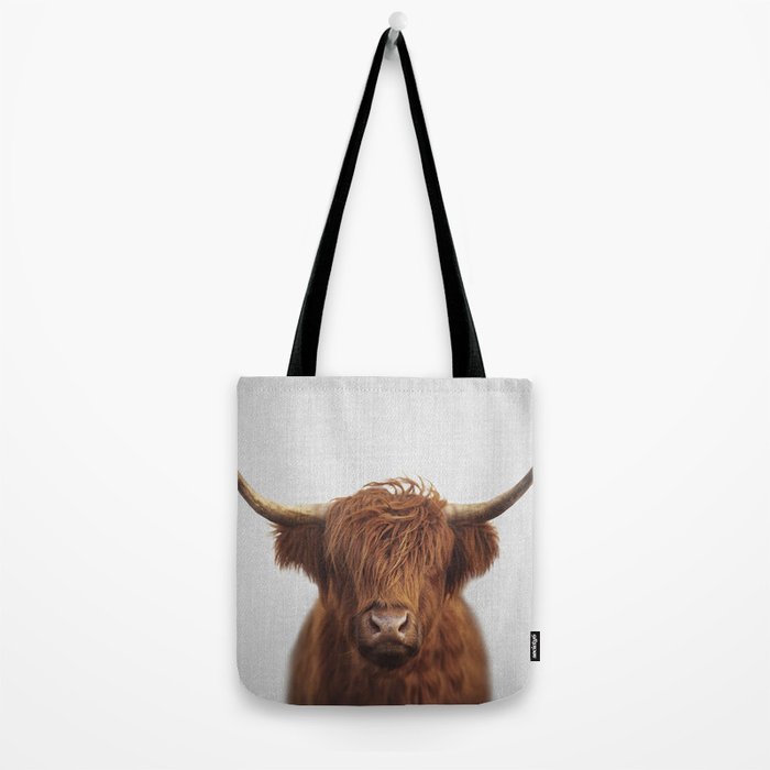 Highland Cow - Colorful Tote Bag Gallery Image 2