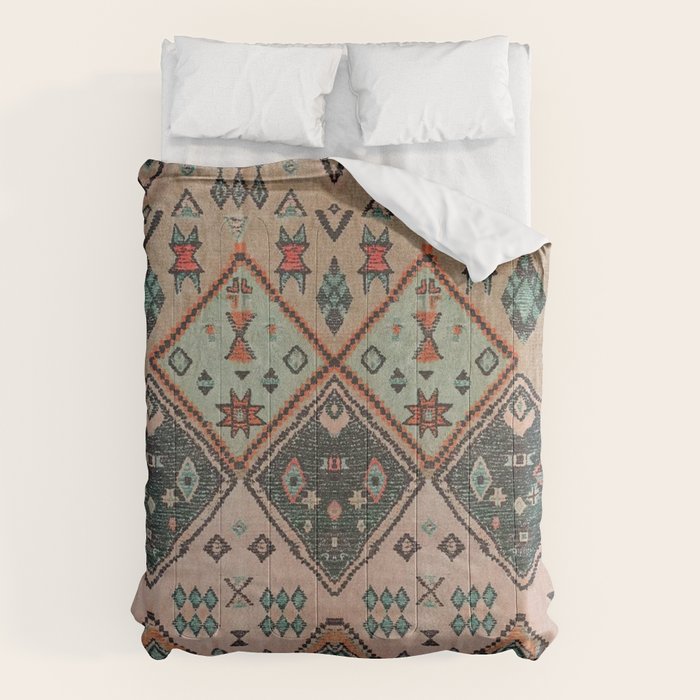 Moroccan Berber Traditional Rug Design Comforter Gallery Image 6