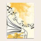 Abstract Minimal Musical Instrument 2 Notebook Gallery Image 4