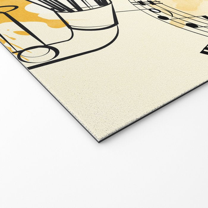 Abstract Minimal Musical Instrument 2 Welcome Mat Gallery Image 2