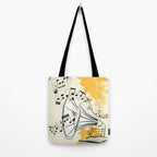 Abstract Minimal Musical Instrument 2 Tote Bag Gallery Image 2