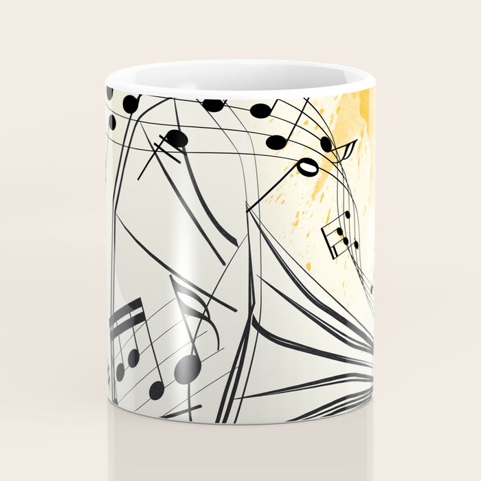 Abstract Minimal Musical Instrument 2 Coffee Mug Gallery Image 4