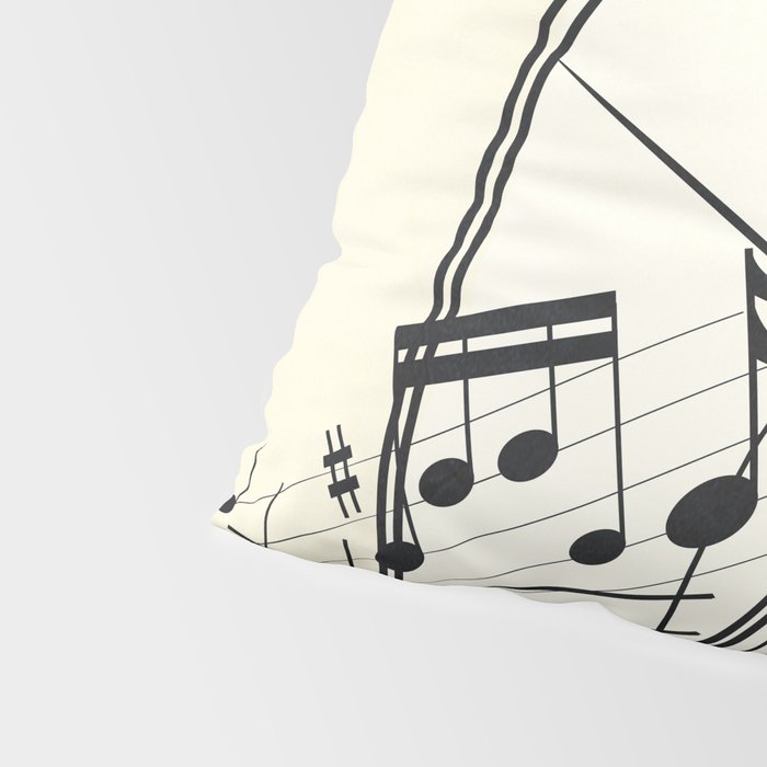 Abstract Minimal Musical Instrument 2 Pillow Sham Gallery Image 4