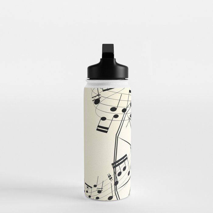 Abstract Minimal Musical Instrument 2 Water Bottle Gallery Image 3