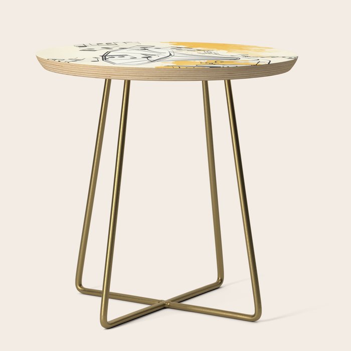Abstract Minimal Musical Instrument 2 Side Table Gallery Image 1