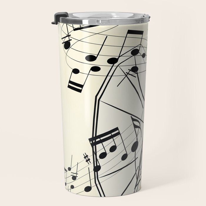 Abstract Minimal Musical Instrument 2 Travel Mug Gallery Image 3