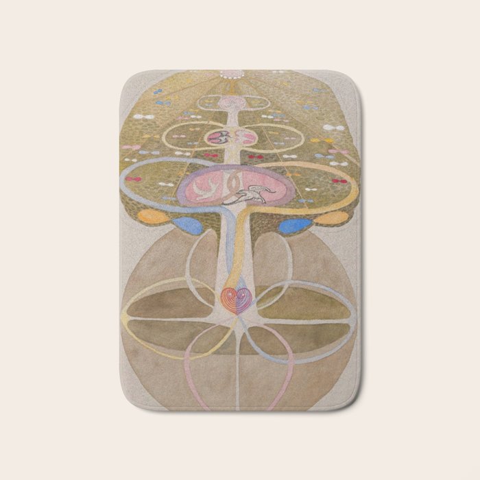 Hilma af Klint The Tree Of Knowledge No . 1 ,A ( 1913) Bath Mat Gallery Image 1