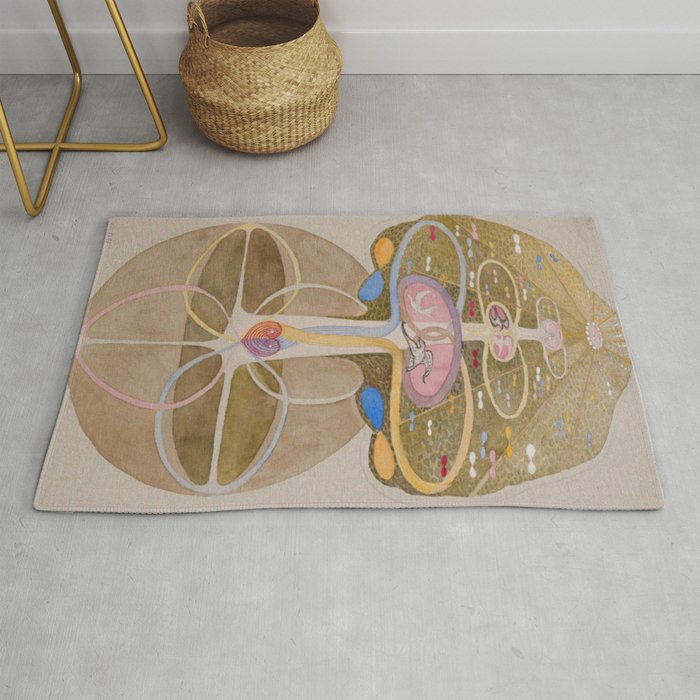 Hilma af Klint The Tree Of Knowledge No . 1 ,A ( 1913) Rug Gallery Image 1