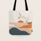 Cat Landscape 31C Tote Bag Gallery Image 1