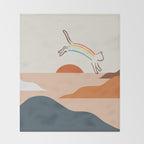 Cat Landscape 31C Throw Blanket Gallery Image 2