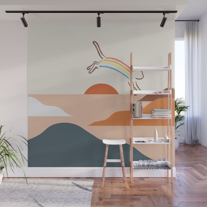 Cat Landscape 31C Wall Mural Gallery Image 1