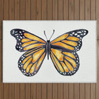 Monarch Butterfly Outdoor Rug Gallery Image 2