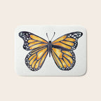 Monarch Butterfly Bath Mat Gallery Image 1
