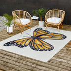 Monarch Butterfly Outdoor Rug Gallery Image 2