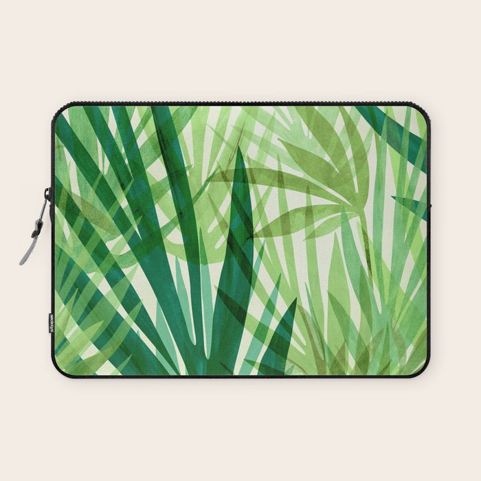 Bali Forest / Abstract Tropical Series Laptop Sleeve Gallery Image 1