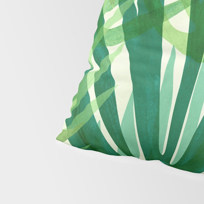 Bali Forest / Abstract Tropical Series Pillow Sham Gallery Image 4
