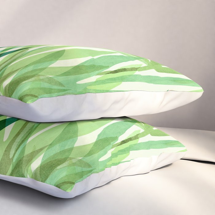 Bali Forest / Abstract Tropical Series Pillow Sham Gallery Image 3