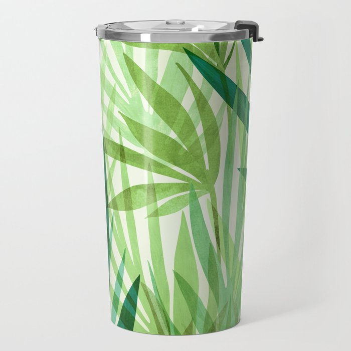 Bali Forest / Abstract Tropical Series Travel Mug Gallery Image 2