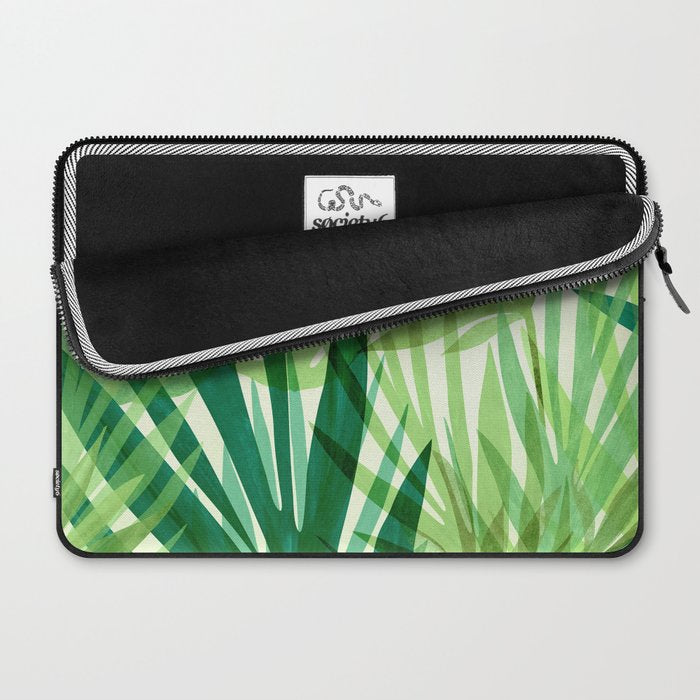 Bali Forest / Abstract Tropical Series Laptop Sleeve Gallery Image 2
