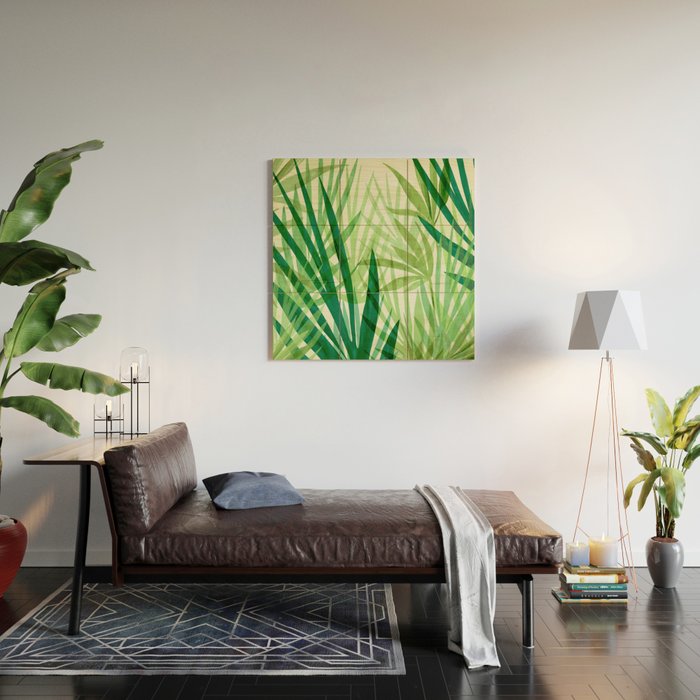 Bali Forest / Abstract Tropical Series Wood Wall Art Gallery Image 2
