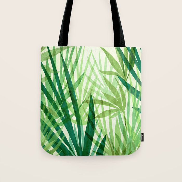 Bali Forest / Abstract Tropical Series Tote Bag Gallery Image 1