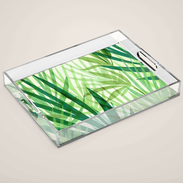 Bali Forest / Abstract Tropical Series Acrylic Tray Gallery Image 1