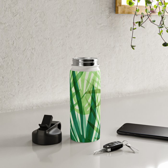 Bali Forest / Abstract Tropical Series Water Bottle Gallery Image 4