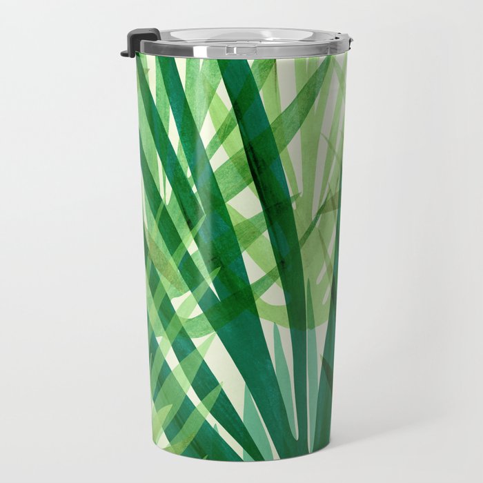 Bali Forest / Abstract Tropical Series Travel Mug Gallery Image 3