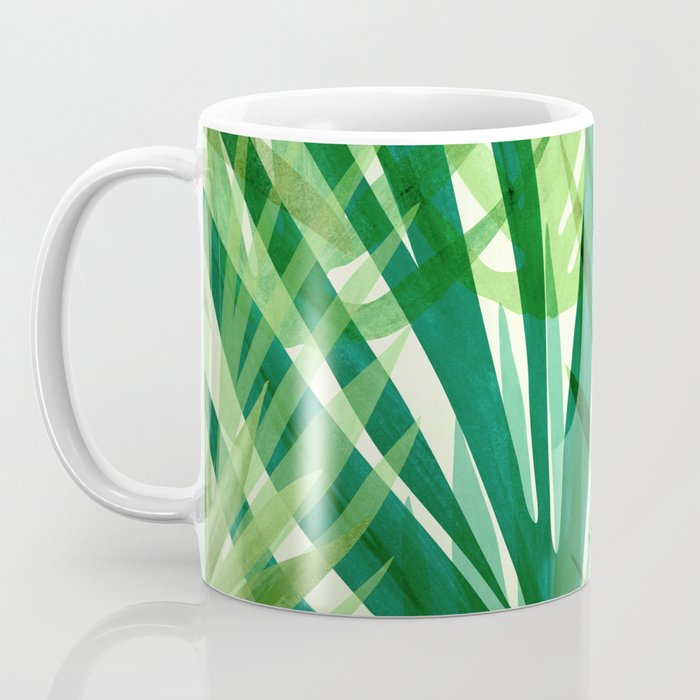 Bali Forest / Abstract Tropical Series Coffee Mug Gallery Image 3