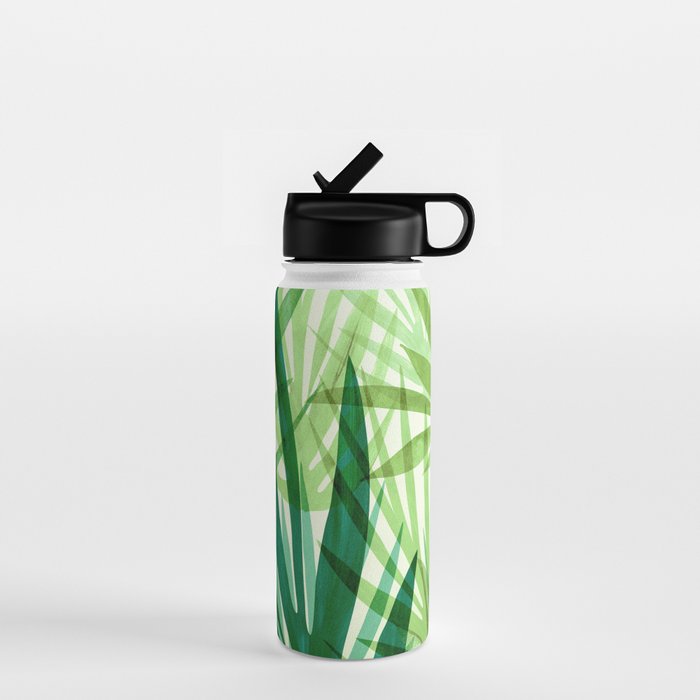 Bali Forest / Abstract Tropical Series Water Bottle Gallery Image 1