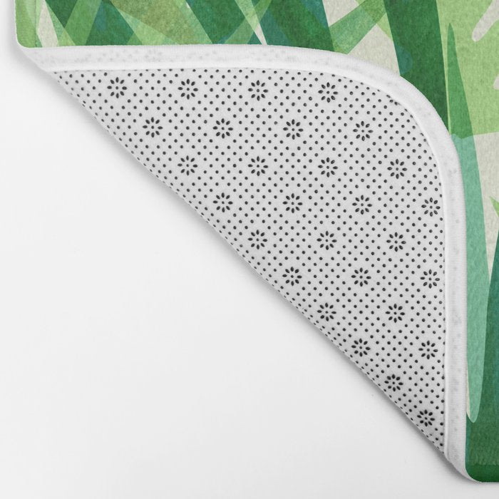 Bali Forest / Abstract Tropical Series Bath Mat Gallery Image 2