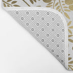 Gold Olive Branches Bath Mat Gallery Image 2