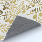 Gold Olive Branches Rug Gallery Image 4