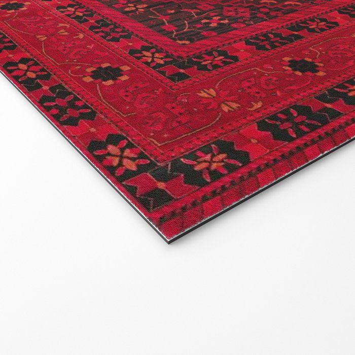 Scarlet Elegance: Oriental Moroccan & Ottoman Artistry Welcome Mat Gallery Image 2