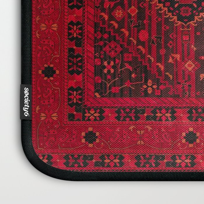 Scarlet Elegance: Oriental Moroccan & Ottoman Artistry Laptop Sleeve Gallery Image 3