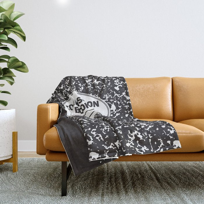 Composition Notebook College School Student Geek Nerd Throw Blanket Gallery Image 1