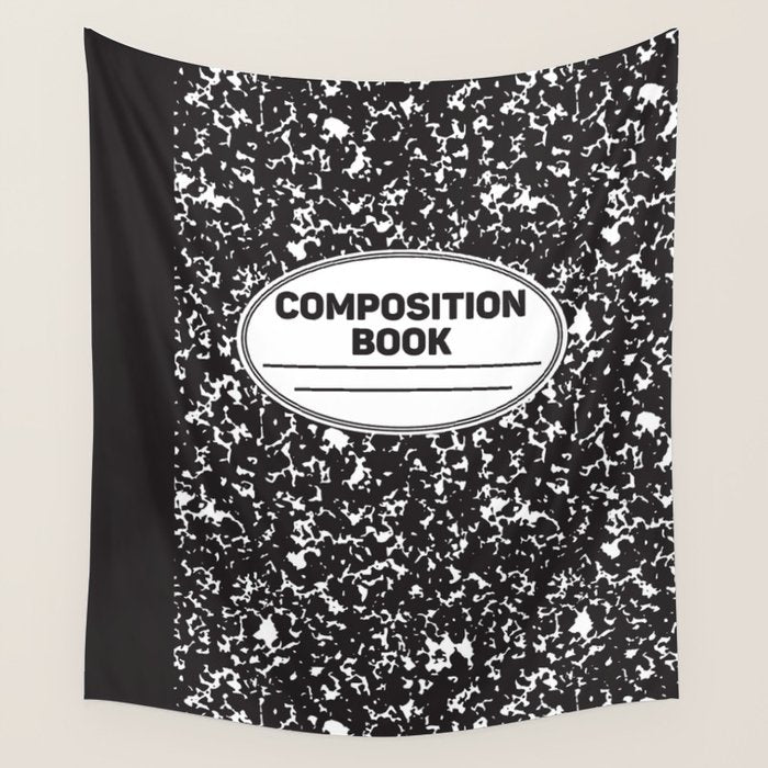 Composition Notebook College School Student Geek Nerd Wall Tapestry Gallery Image 4